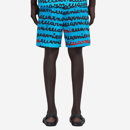 Marni Scribble Logo Short