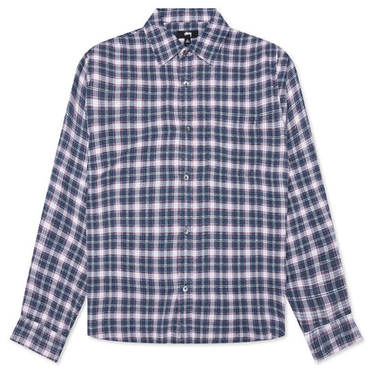 Matthew Plaid Shirt - Navy