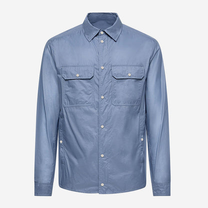 Moncler Logo Patch Long Sleeve Shirt