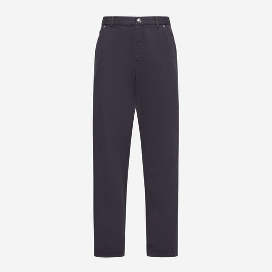 Moncler Cargo Cotton Blend Gabardine Trousers