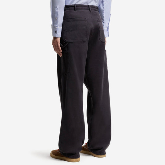 Moncler Cargo Cotton Blend Gabardine Trousers