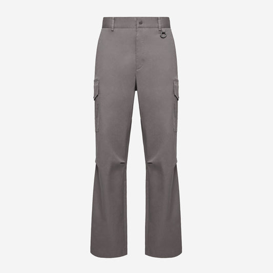 Moncler Cargo Cotton Blend Gabardine Trousers