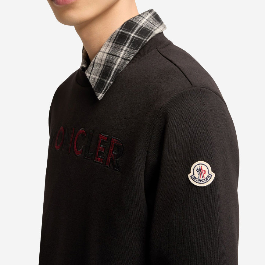 Moncler Logo Cotton Blend Sweatshirt