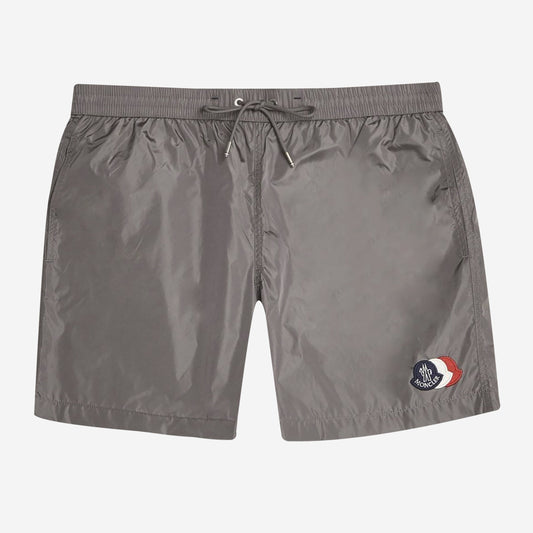 Moncler Logo Patch Swim Shorts