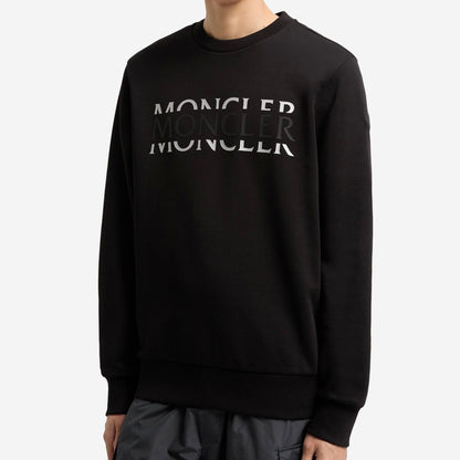 Moncler Logo Cotton Jersey Sweatshirt