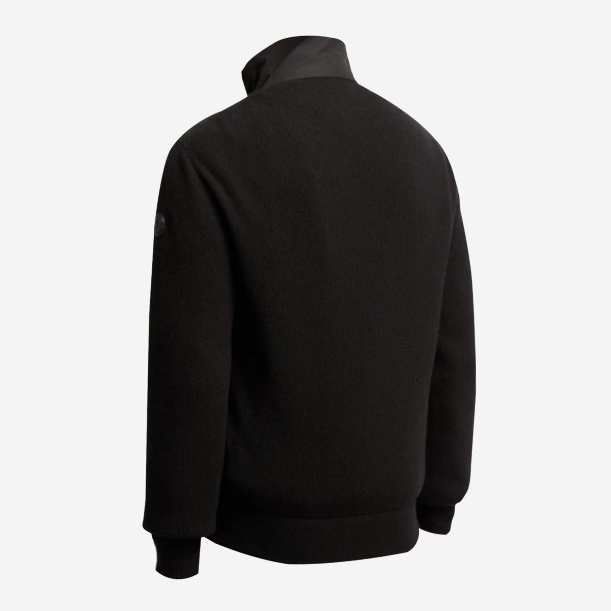 Moncler Quilted Front Zip Up Knitwear
