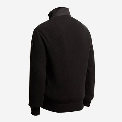 Moncler Quilted Front Zip Up Knitwear