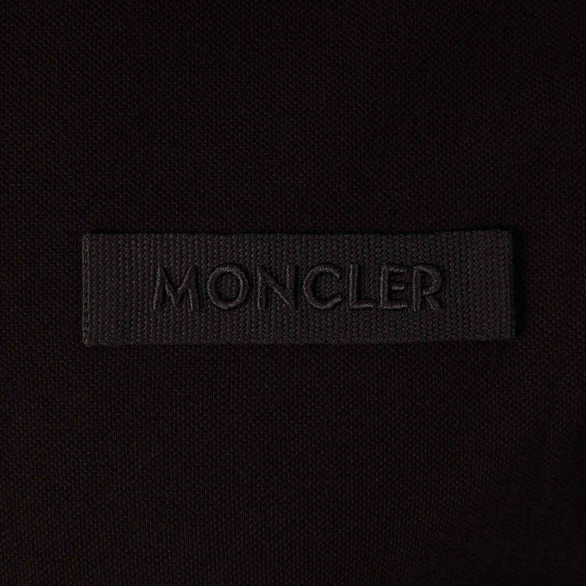 Moncler Stitched Logo Polo Shirt