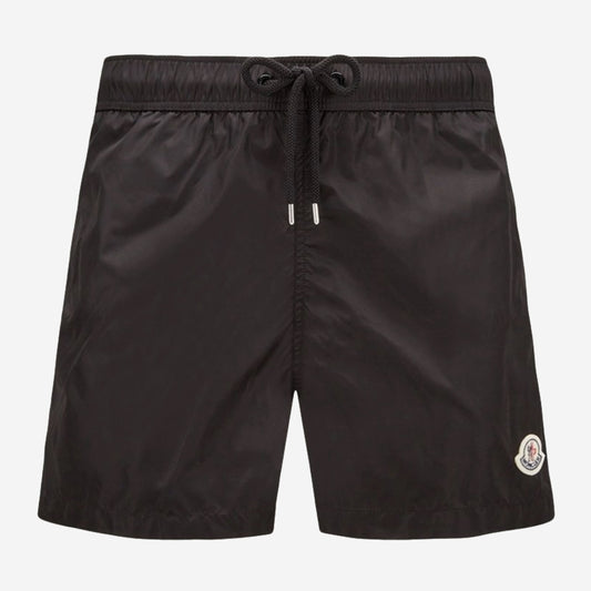 Moncler Logo Patch Swim Shorts