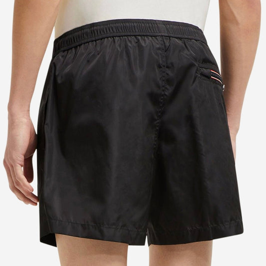 Moncler Logo Patch Swim Shorts