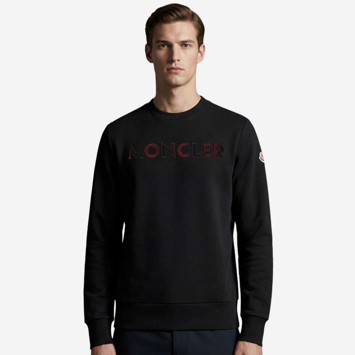 Moncler Logo Cotton Blend Sweatshirt