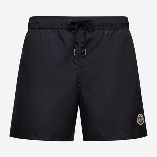 Moncler Logo Patch Swim Shorts