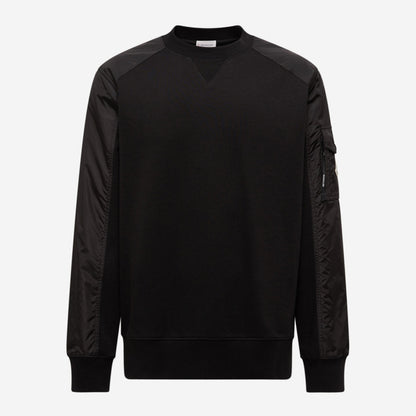 Moncler Cotton Blend Nylon Pocket Sweatshirt