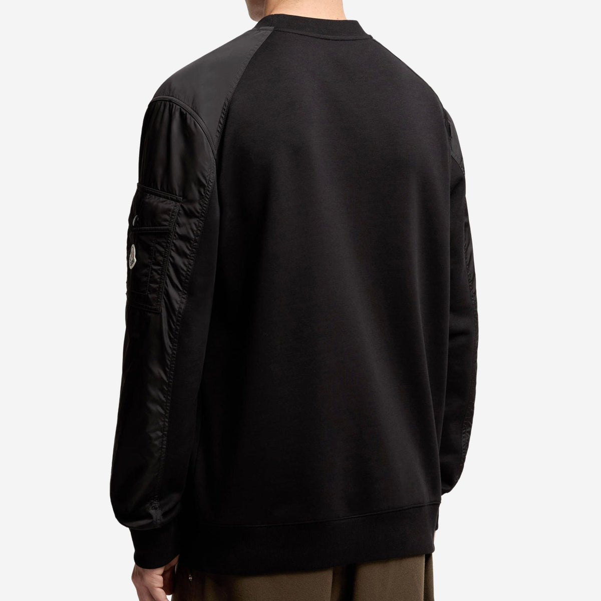 Moncler Cotton Blend Nylon Pocket Sweatshirt