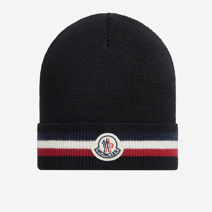 Moncler Tricolour Wool Beanie