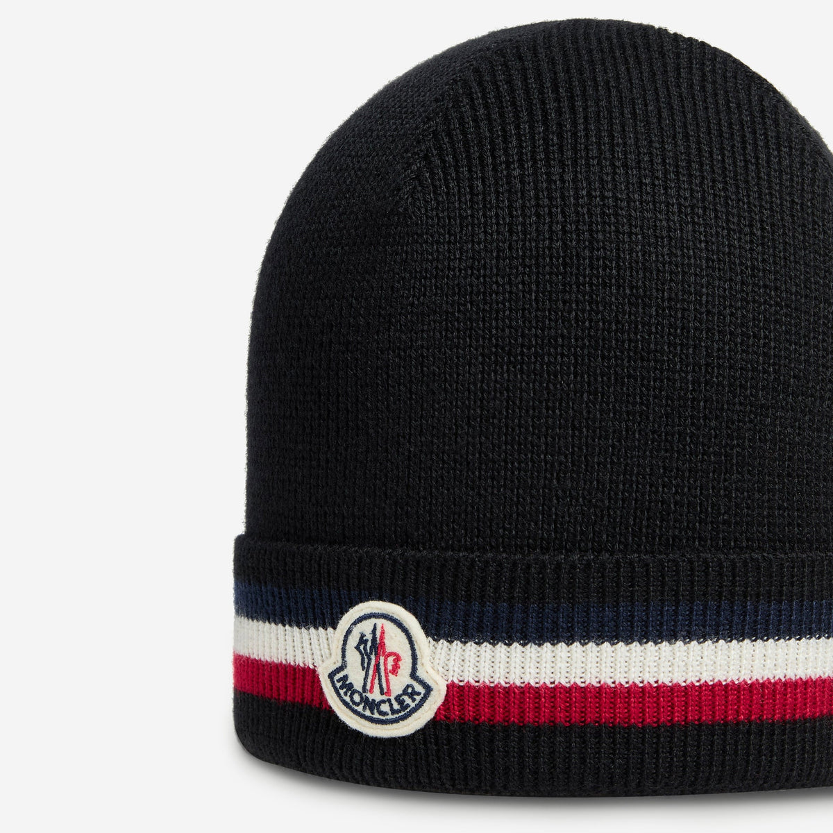 Moncler Tricolour Wool Beanie