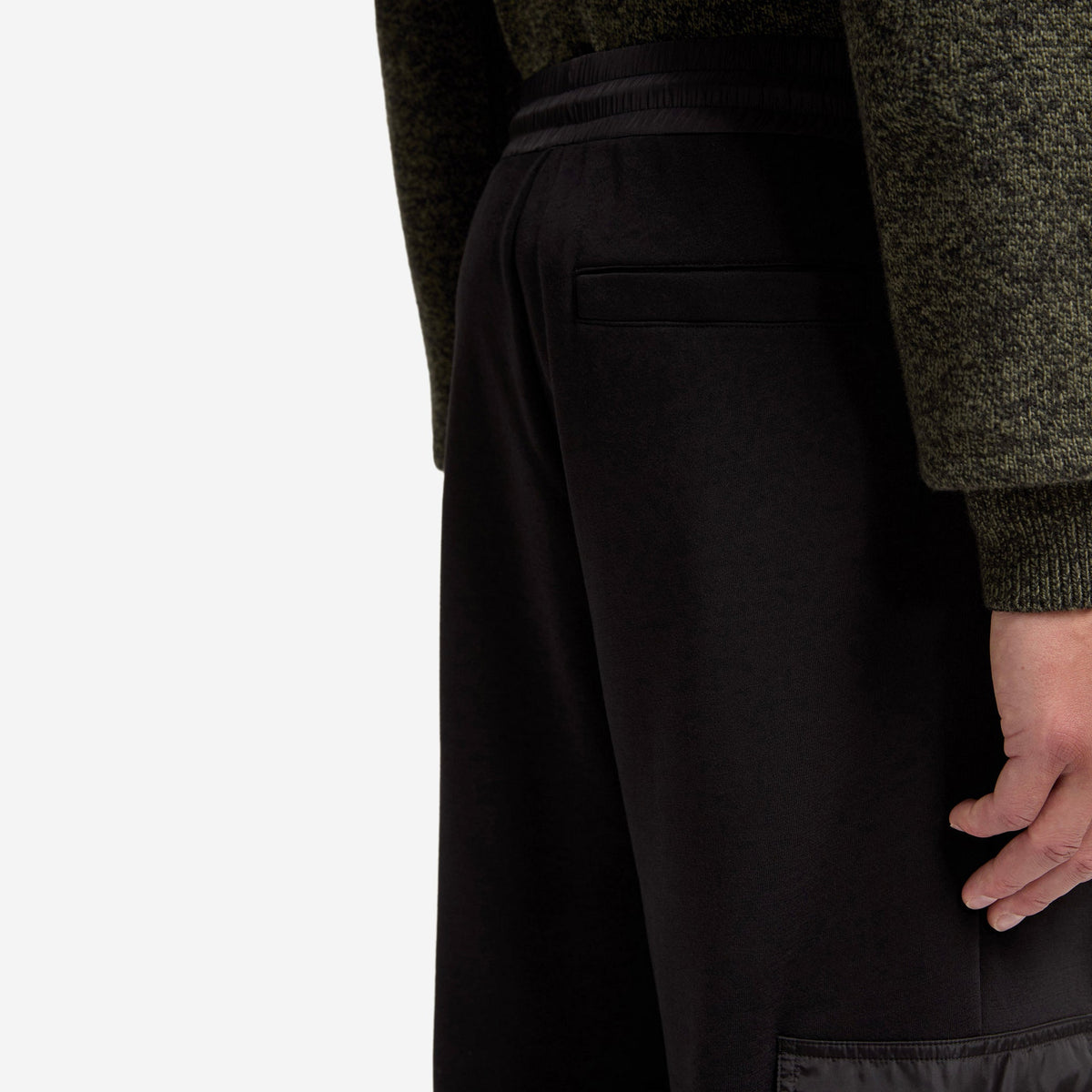 Moncler Cotton Blend Nylon Pocket Track Pants