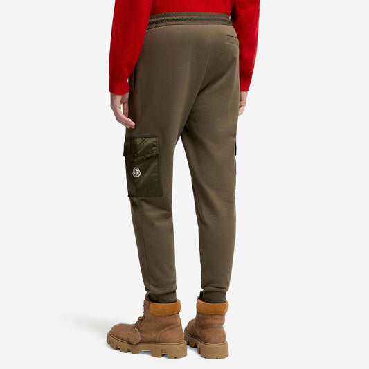 Moncler Cotton Blend Nylon Pocket Track Pants