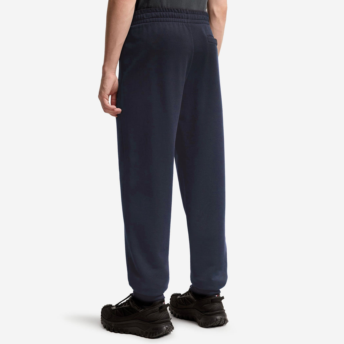 Moncler Leather Patched Logo Track Pants