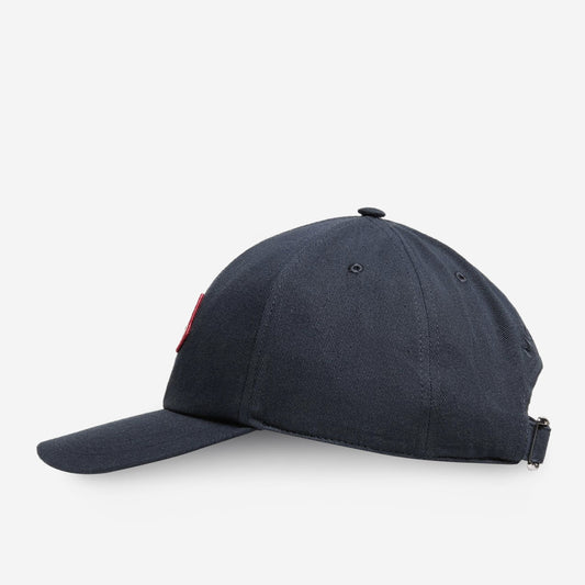 Moncler Cotton Gabardine Tricolour Embroidered Baseball Cap