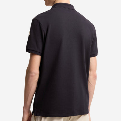 Moncler Tricolor-Trimmed Cotton Piquet Polo Shirt