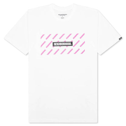 CI-2 S/S C-Tee - White/Pink