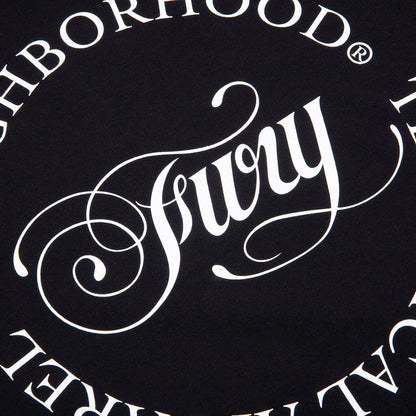 Fury S/S C-Tee - Black/White