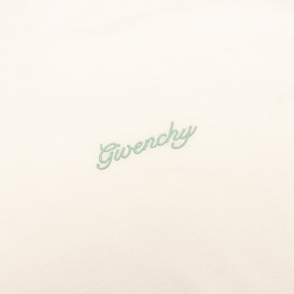 Floral Detail Cotton T-Shirt - Ivory