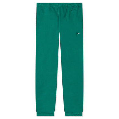 NikeLab Women's Fleece Trousers - Mystic Green/White
