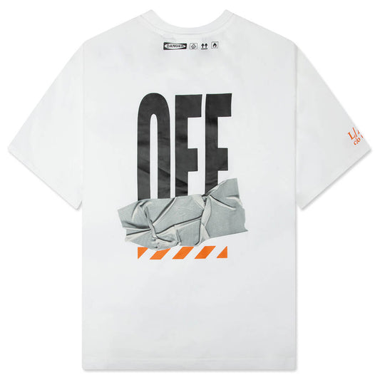Off Active Duct Tape T-Shirt - White