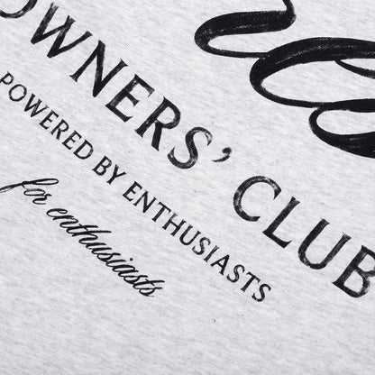 Owners Club Script T-Shirt - Cream Marl
