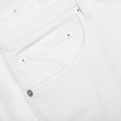 P001 - Optic White Knee Slit