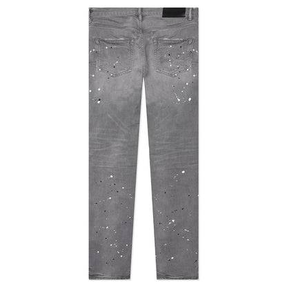 Purple Denim P001 - Worn Grey Paint Blowout