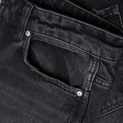 R3 Baggy Denim - Aged Black