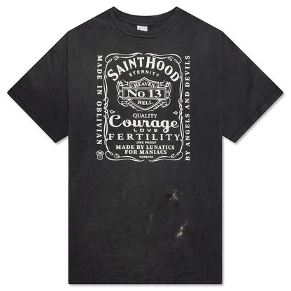 Saint Michael x Neighborhood Skull Bike Tee - Black