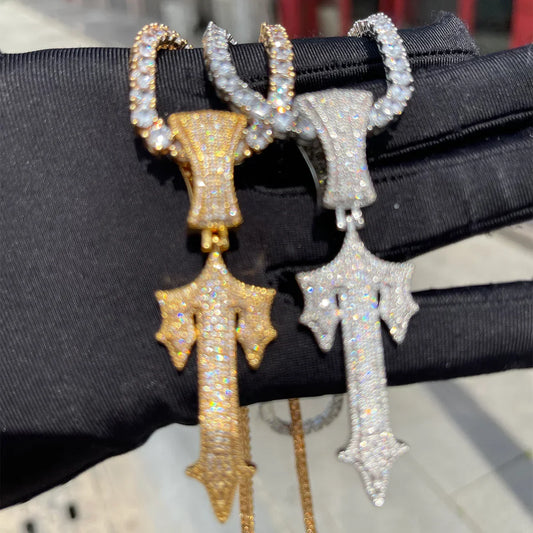Trapstar Iced Out Necklaces - Silver/Gold