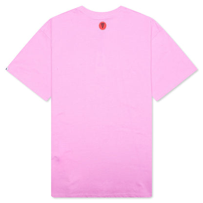 Checker S/S Tee - Orchid