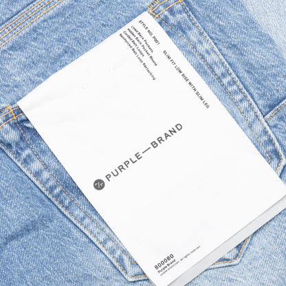Skinny Coated - Light Indigo