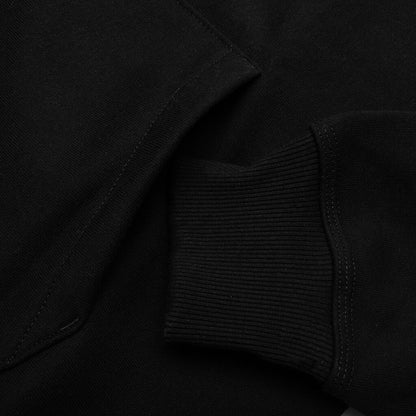 Skull Crest Hoodie - Black