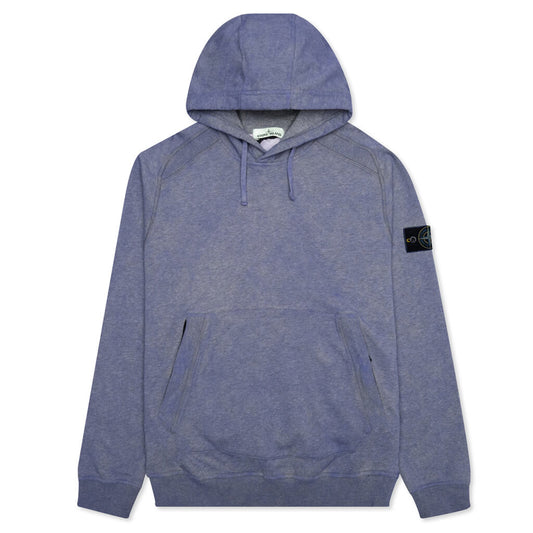 Stone Island Hooded Sweatshirt 62090 - Dark Blue Melange