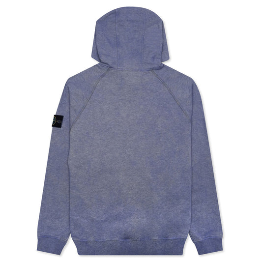Stone Island Hooded Sweatshirt 62090 - Dark Blue Melange