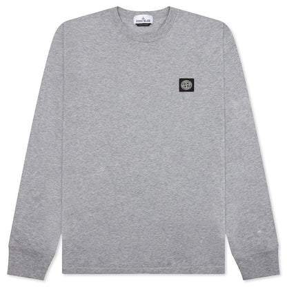 Stone Island Long Sleeve T-Shirt - Melange Grey