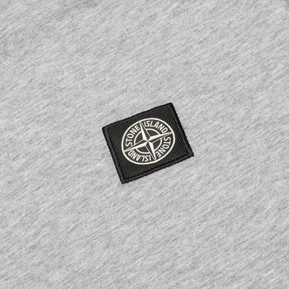 Stone Island Patch Logo L/S Tee - Melange Grey