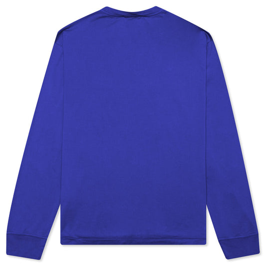 Stone Island Patch Logo L/S Tee - Periwinkle