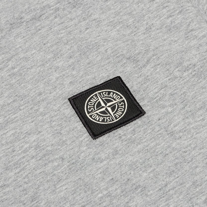Stone Island Patch Logo S/S Tee - Melange Grey