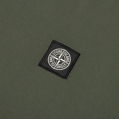 Stone Island Patch Logo S/S Tee - Sage Green