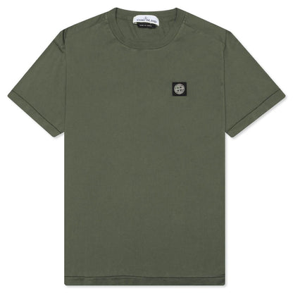 Stone Island Patch Logo S/S Tee - Sage Green