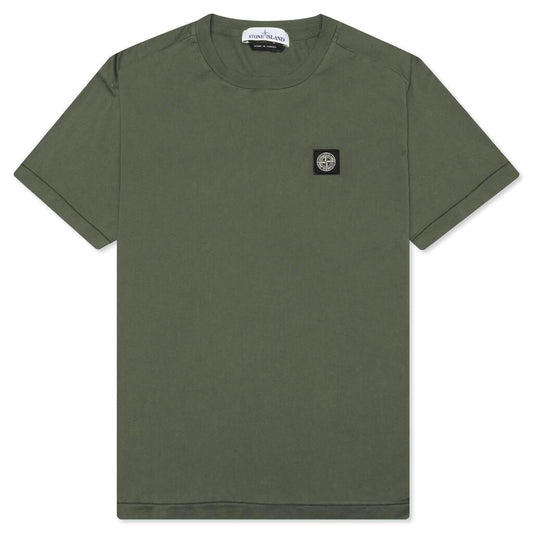 Stone Island Patch Logo S/S Tee - Sage Green