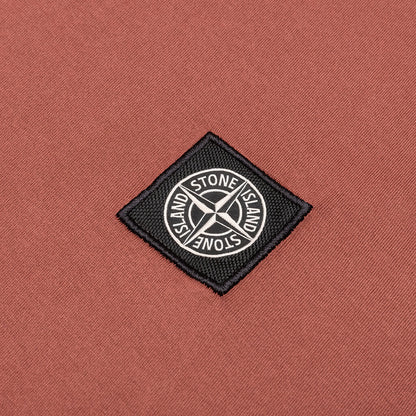 Stone Island Patch Logo S/S Tee - Brick Red