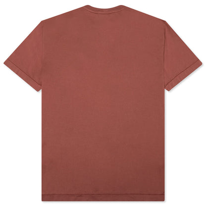 Stone Island Patch Logo S/S Tee - Brick Red